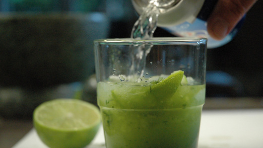 Adding the Club Soda