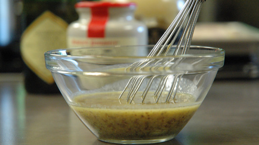 Making the Vinaigrette