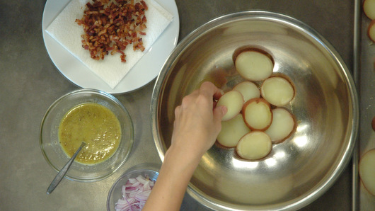 Assembling the Potato Salad