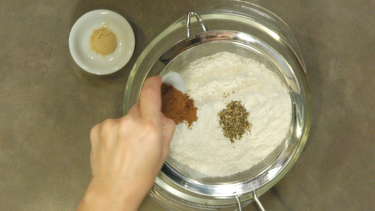 Sifting the Flour and Spices