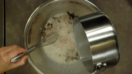 Making the Chocolate Sauce