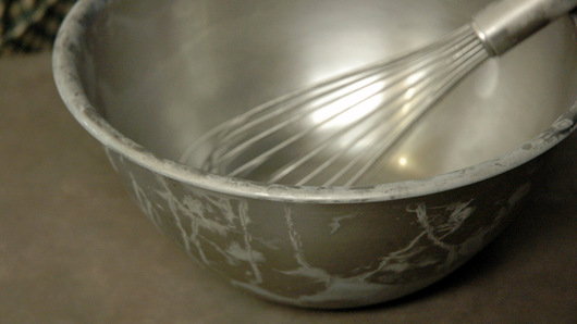 Chilling the Bowl and Whisk