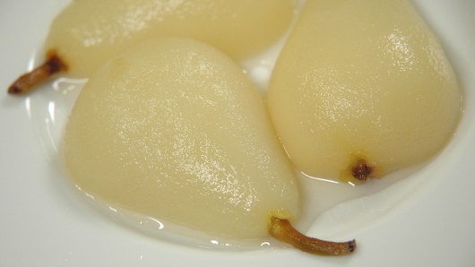 Poaching the Pears