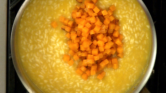 Finishing the Risotto