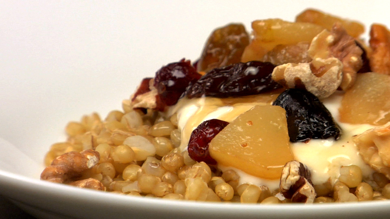 Simple Wheat Berry Lunch Bowl  The In Fine Balance Food Blog