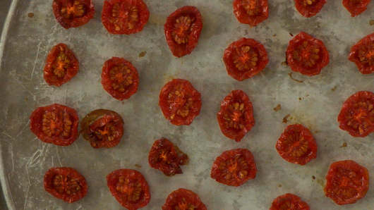Slow-Roasting the Tomatoes