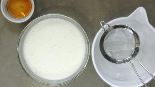 Finishing and Straining the Custard