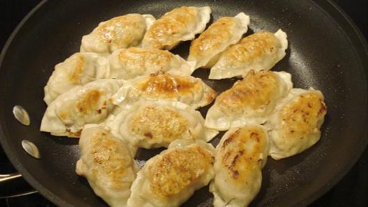 Pan-Frying & Serving the Dumplings