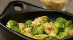 Roasted Brussels Sprouts w/ Lemon Breadcrumbs