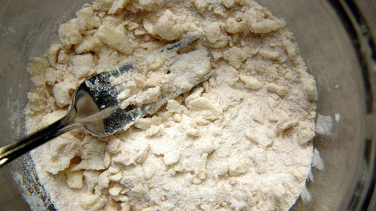 Mixing the Streusel Topping
