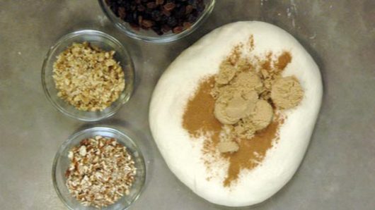 Incorporating the Cinnamon, Sugar & Nuts