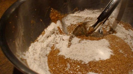 Add the flour