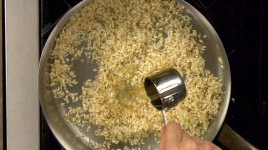 Starting the Risotto 