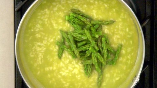 Finishing the Risotto