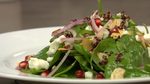 Spinach Salad with Black Quinoa & Pomegranate