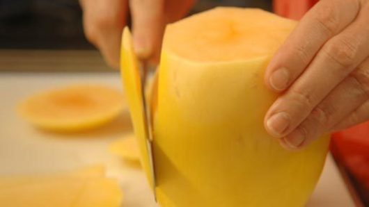Preparing the Melon
