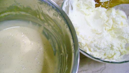 Making the Zabaglione Mixture 