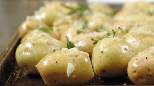 Prepping and Baking the Potatoes 