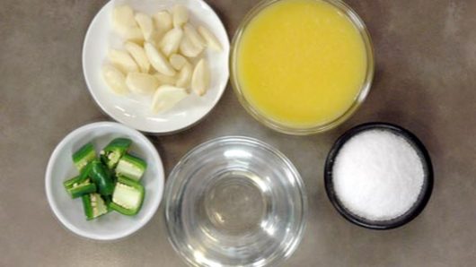 Making the Achiote Marinade