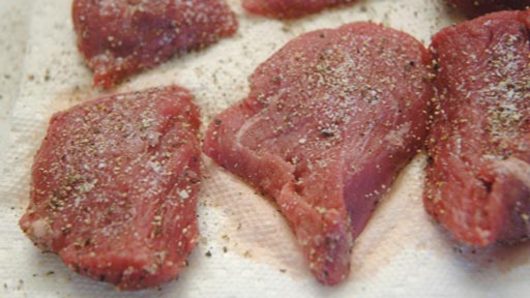 Preparing & Browning the Beef