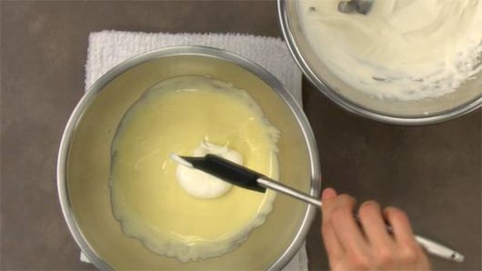 Making the Mousseline Sauce
