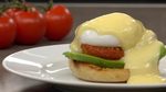 Roasted Tomato & Avocado Eggs Benedict