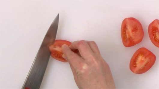 Preparing the Tomato Concasse