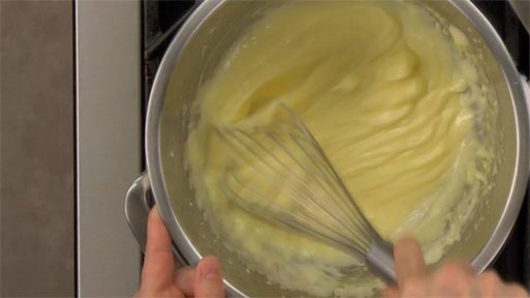 Making the Hollandaise Sauce