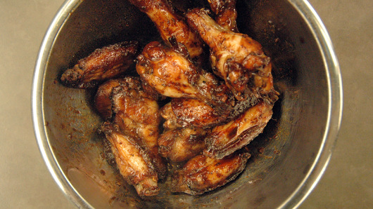 Finishing the Chicken Wings