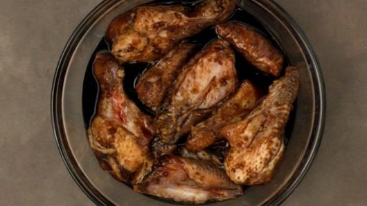 Preparing and Marinating the Wings