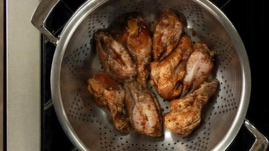 Steaming and Cooling the Wings