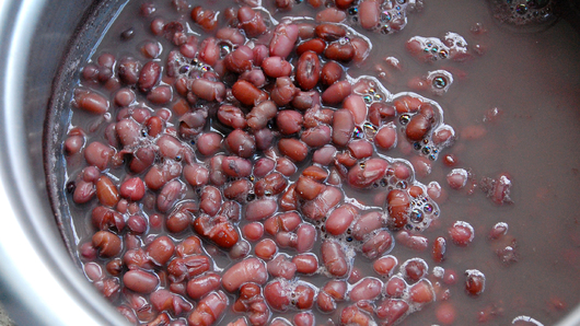 Cooking the Adzuki Beans
