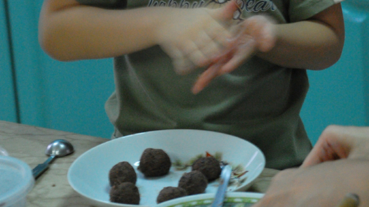 Shaping the Anko Paste