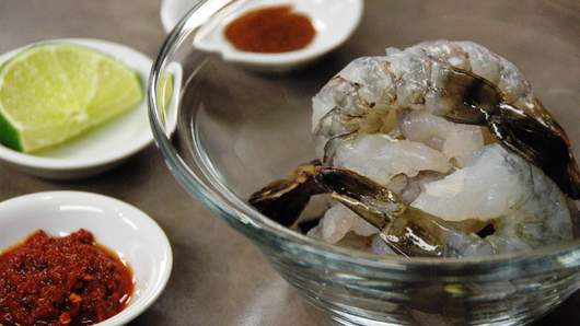 Marinating the Prawns | Shrimp