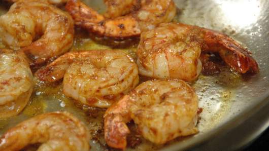 Cooking the Prawns