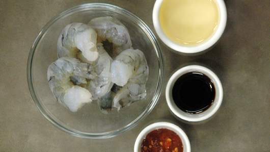 Marinating the Shrimp