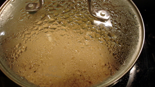 Steaming the Bulgur