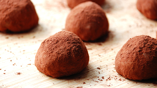 Serving the Chocolate Truffle Mochi