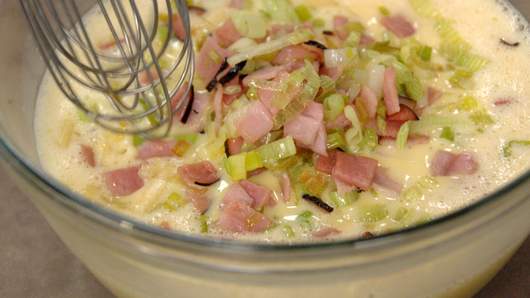 Assembling the Frittata