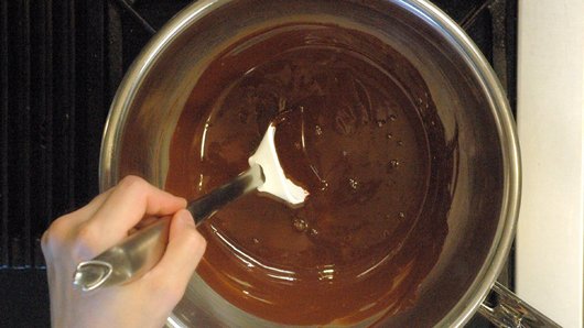 Melting the Chocolate and Butter
