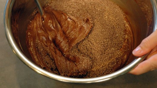 Finishing the Cookie Batter