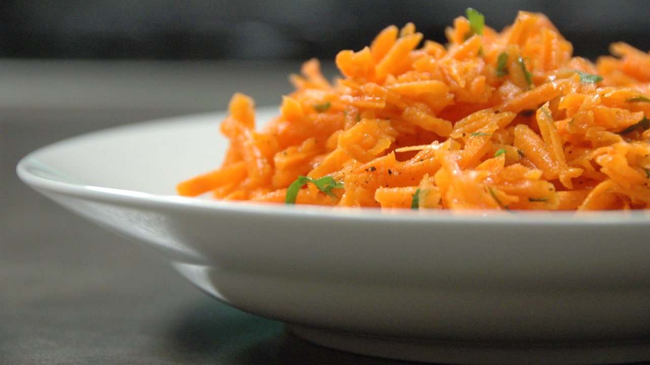 Carrot Salad Salade De Carottes Rapees Rouxbe Online Culinary School