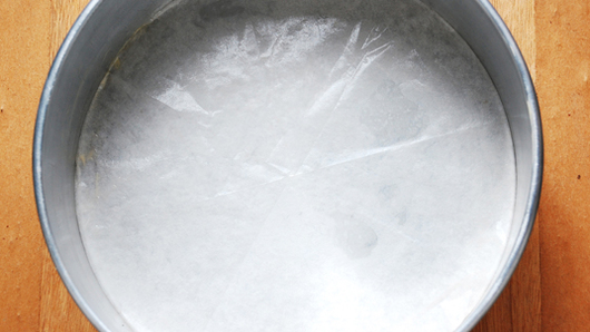 Preparing the Cake Pan