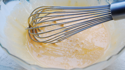 Whisking the Egg Yolks