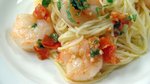 Angel Hair Pasta with Shrimp, Chili  and Tomatoes