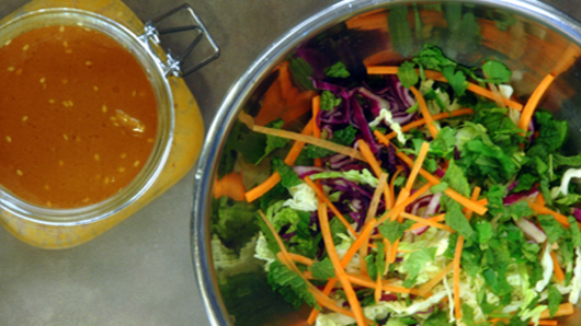Finishing the Salad 