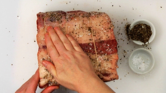 Seasoning the Prime Rib Roast