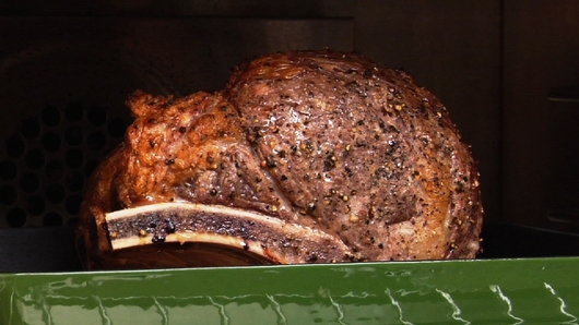 Searing the Prime Rib