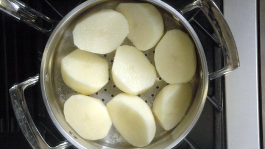 Steaming the Potatoes