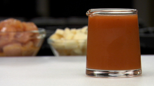 Preparing the Sweet & Sour Sauce